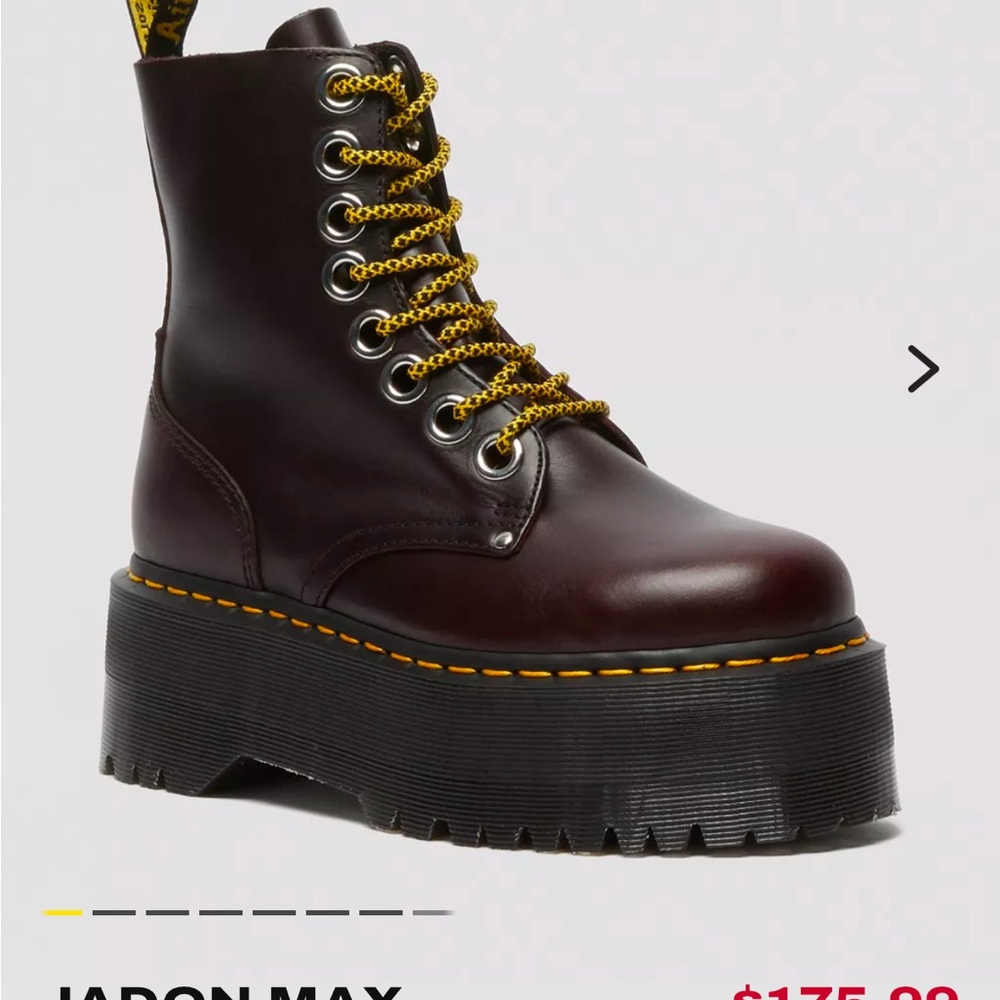 Doc Martens Jadon Max Oxblood Color women’s size 11 new